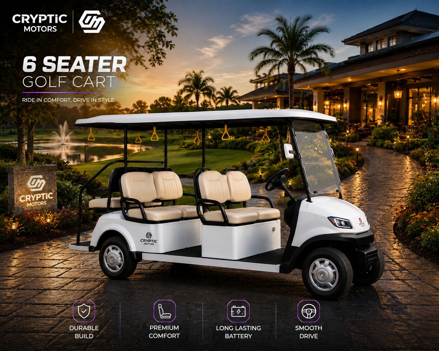 6 Seater Golf Cart