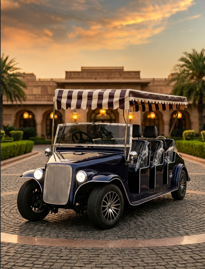Royal Vintage Golf Kart – 8 Seater