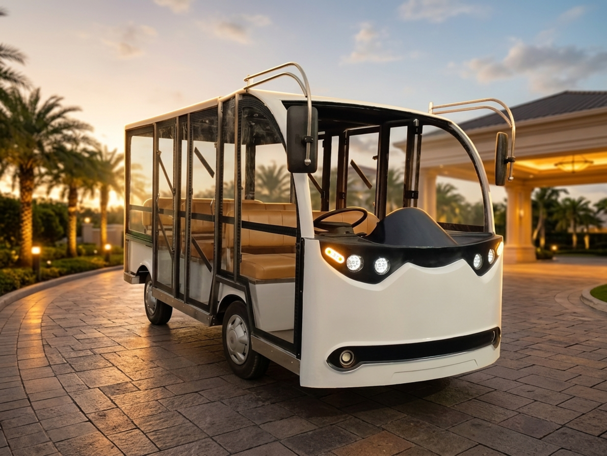 8 Seater Close Body SigthSeeing Bus