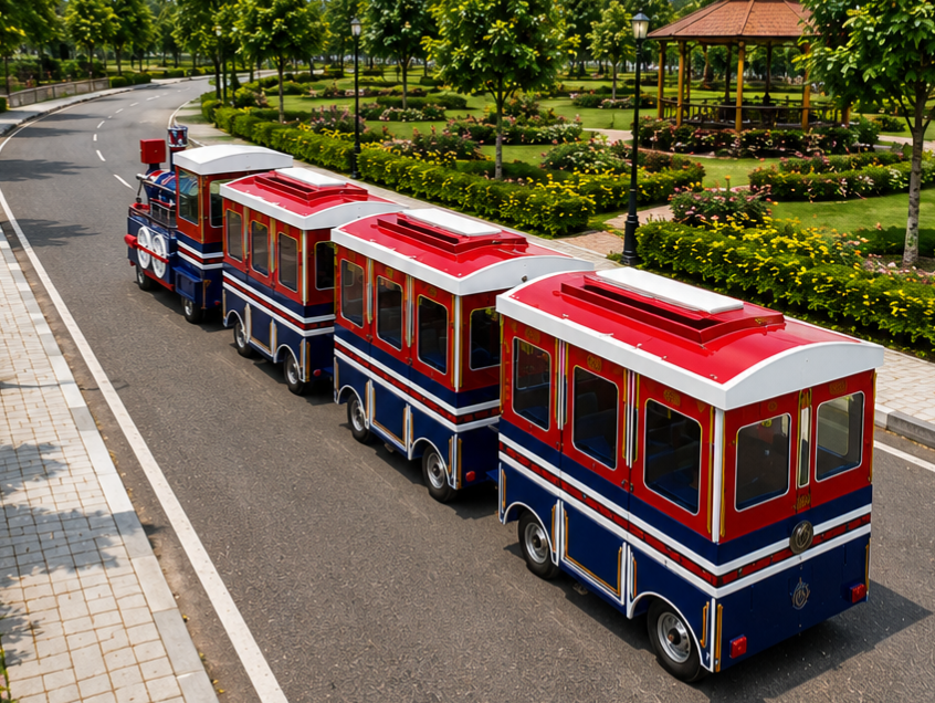 Heavy Model Trackless Toy Train