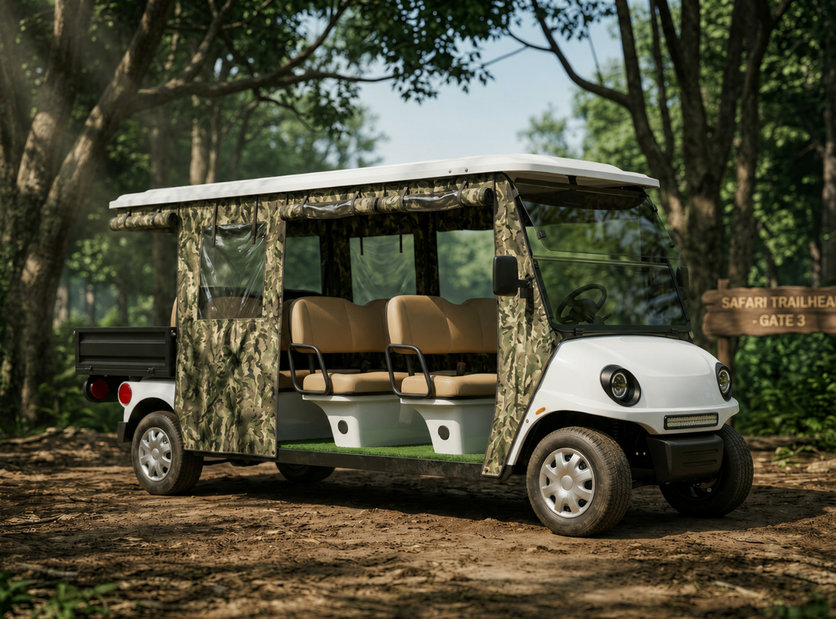 6 Seater Golf Cart with Loader